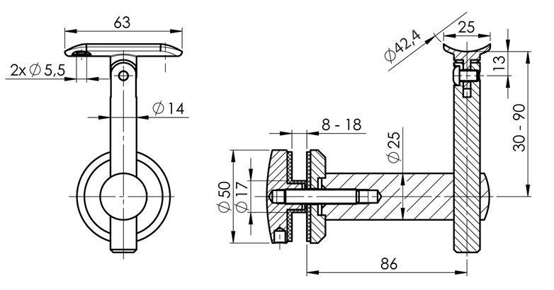 N05.2551.4BS Rysunek techniczny