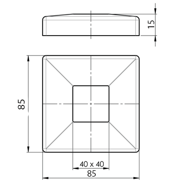 N23.08E1.4ES Rysunek techniczny