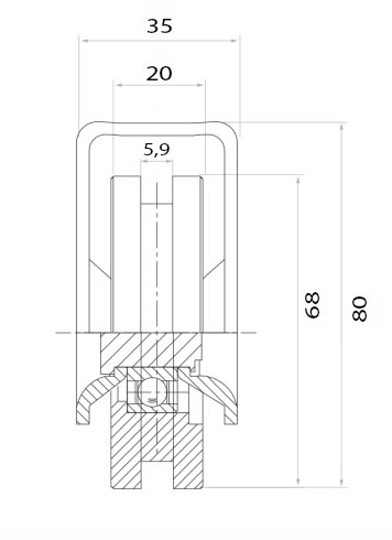 60.104.02 T1 rysunek techniczny